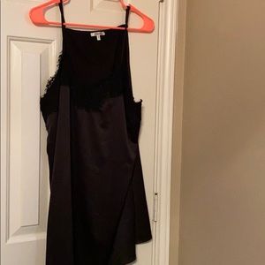 Black Silk and Lace Blouse 1X LIKE NEW